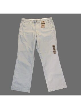 New Dockers mens D3 classic fit soft khaki flat front chino pants Khaki 36x30